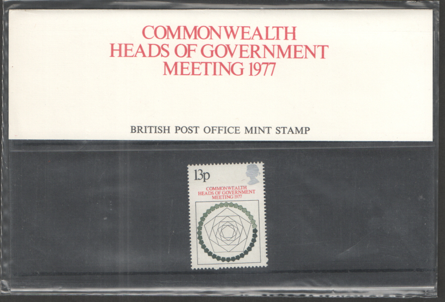 (image for) 1977 Commonwealth Heads Royal Mail Presentation Pack 95 - Click Image to Close